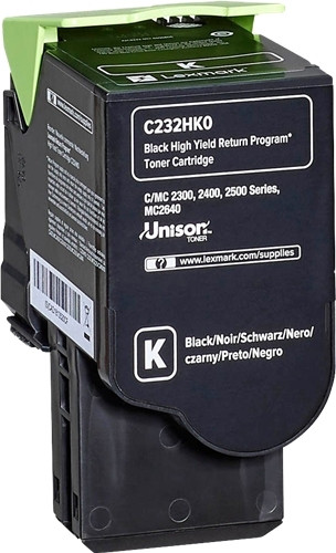 TONER LEXMARK MC2325 NEGRO 1000 PAGINAS 