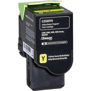 TONER LEXMARK MC2325 YELLOW 1000 PAGINAS